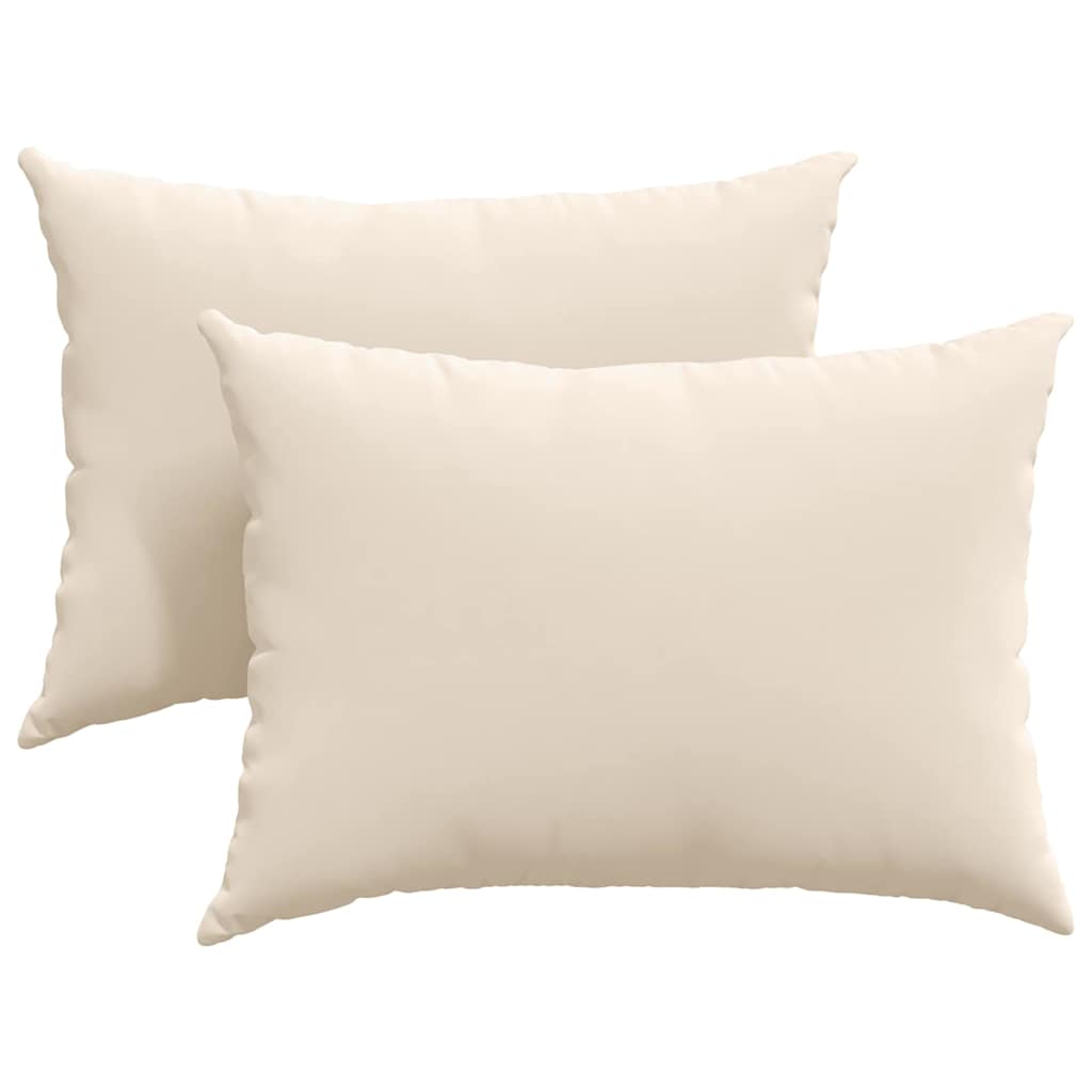 Jastučići za sofu 2 pcs Bež 70 x 50 cm tkanina