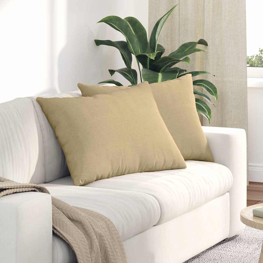 Jastučići za sofu 2 pcs Siva zelena 70 x 50 cm Kordura tekstil