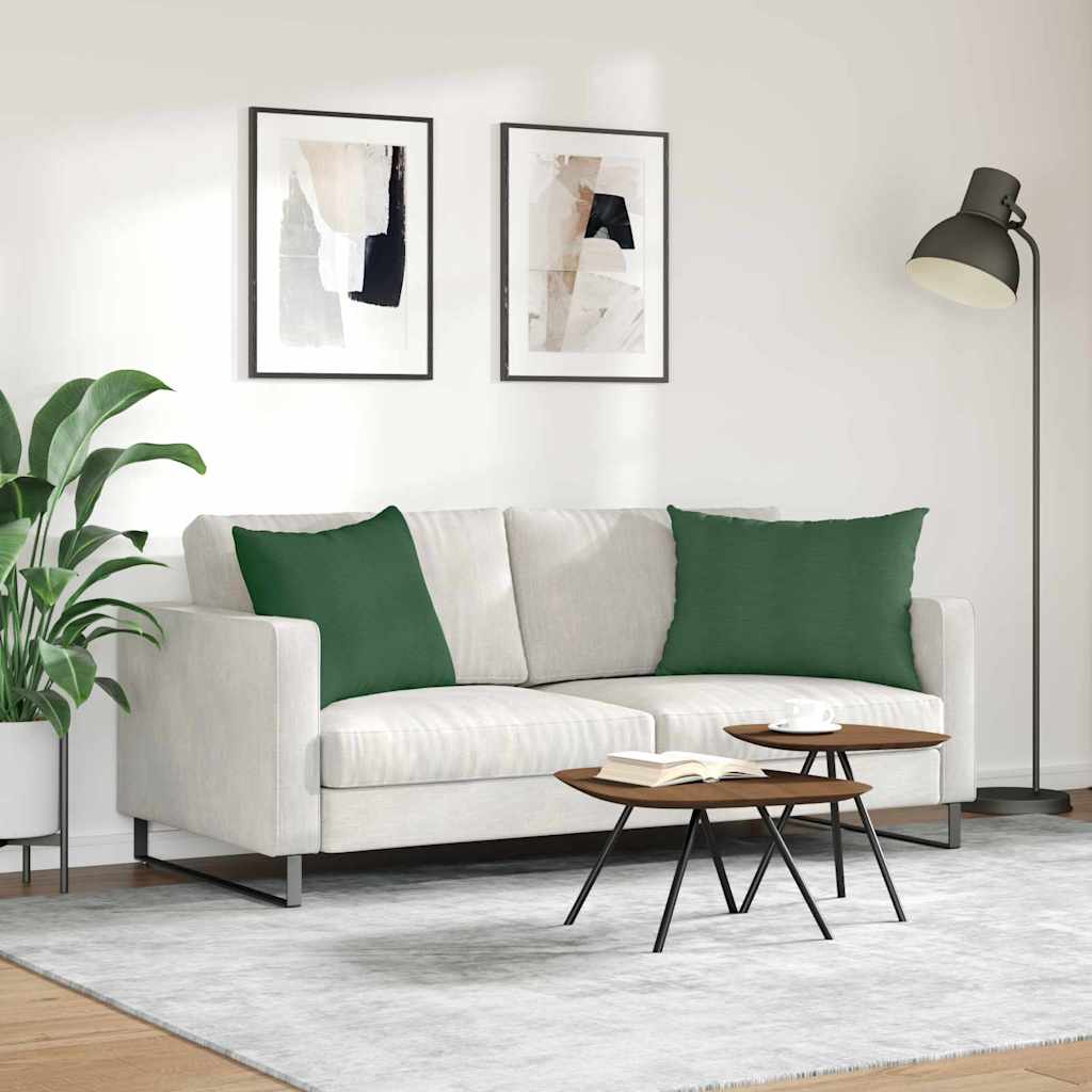 Jastučići za sofu 2 pcs Tamnozelena 70 x 50 cm Kordura tekstil