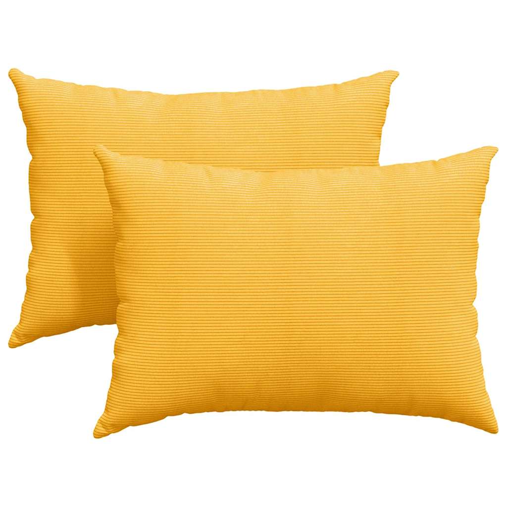 Jastučići za sofu 2 pcs Svijetlo žuta 70 x 50 cm