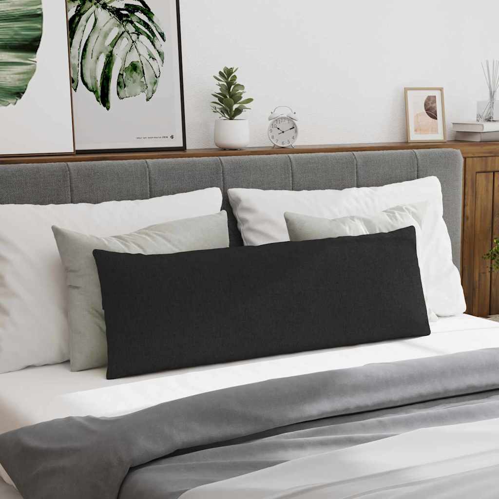 Jastučići za sofu 2 pcs Crna 120 x 40 cm tkanina