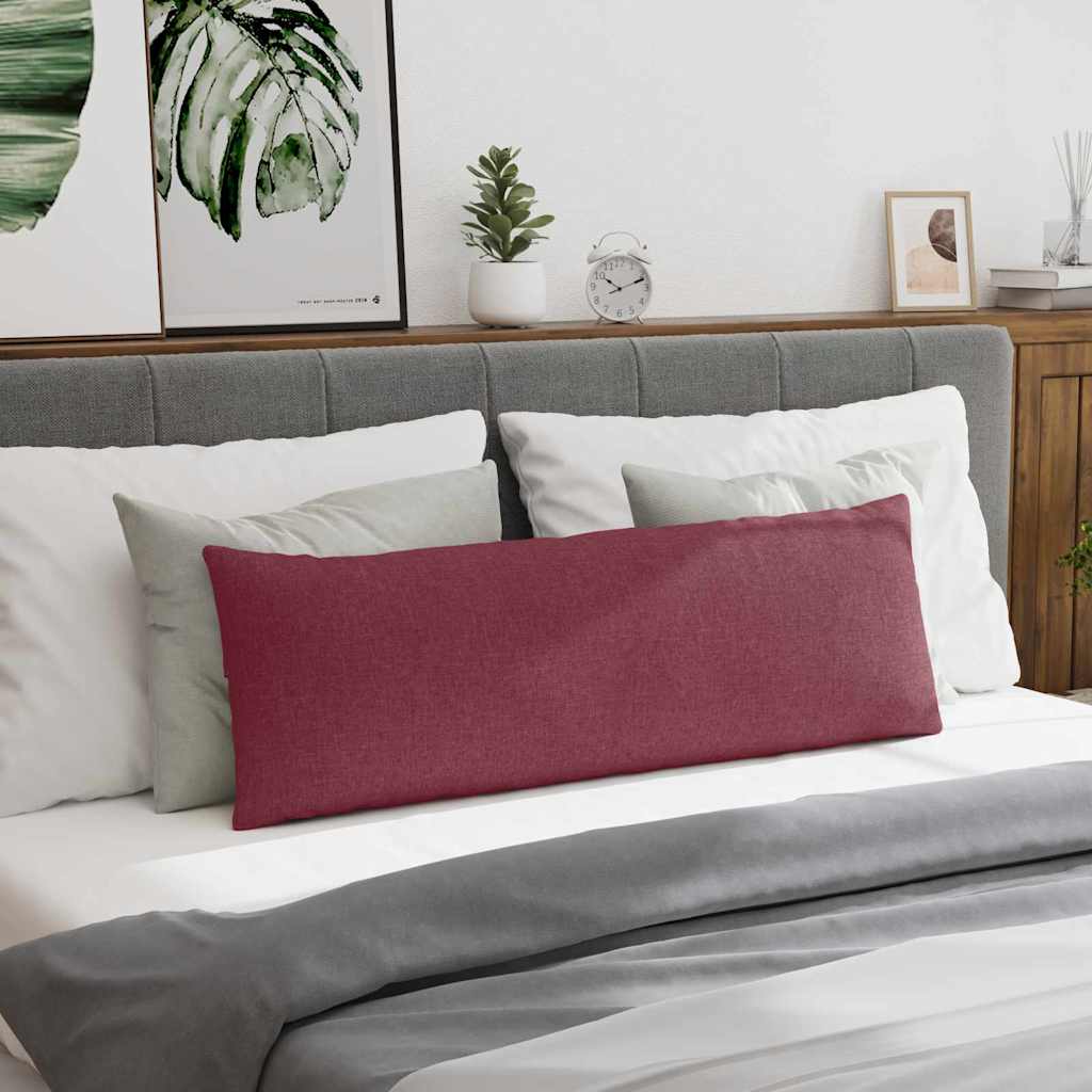 Jastučići za sofu 2 pcs Vinska crvena 120 x 40 cm tkanina