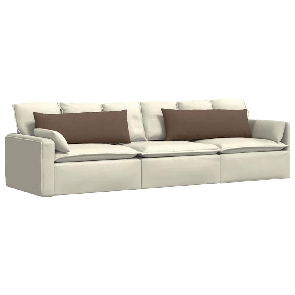 Jastučići za sofu 2 pcs Smeđa 120 x 40 cm tkanina
