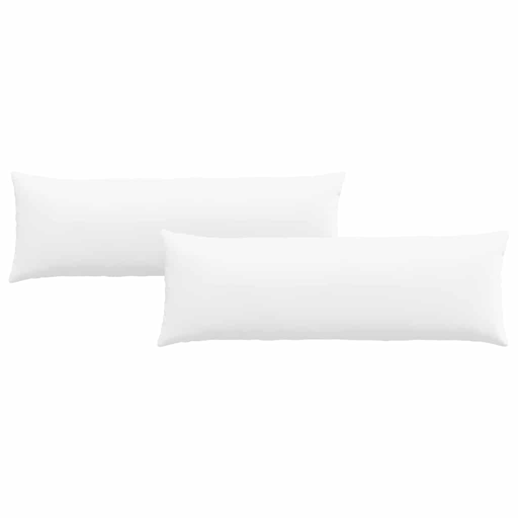 Jastučići za sofu 2 pcs Bijelo 120 x 40 cm tkanina