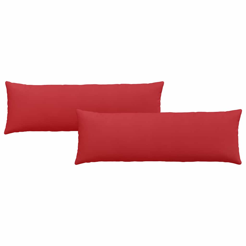 Jastučići za sofu 2 pcs Crvena 120 x 40 cm tkanina