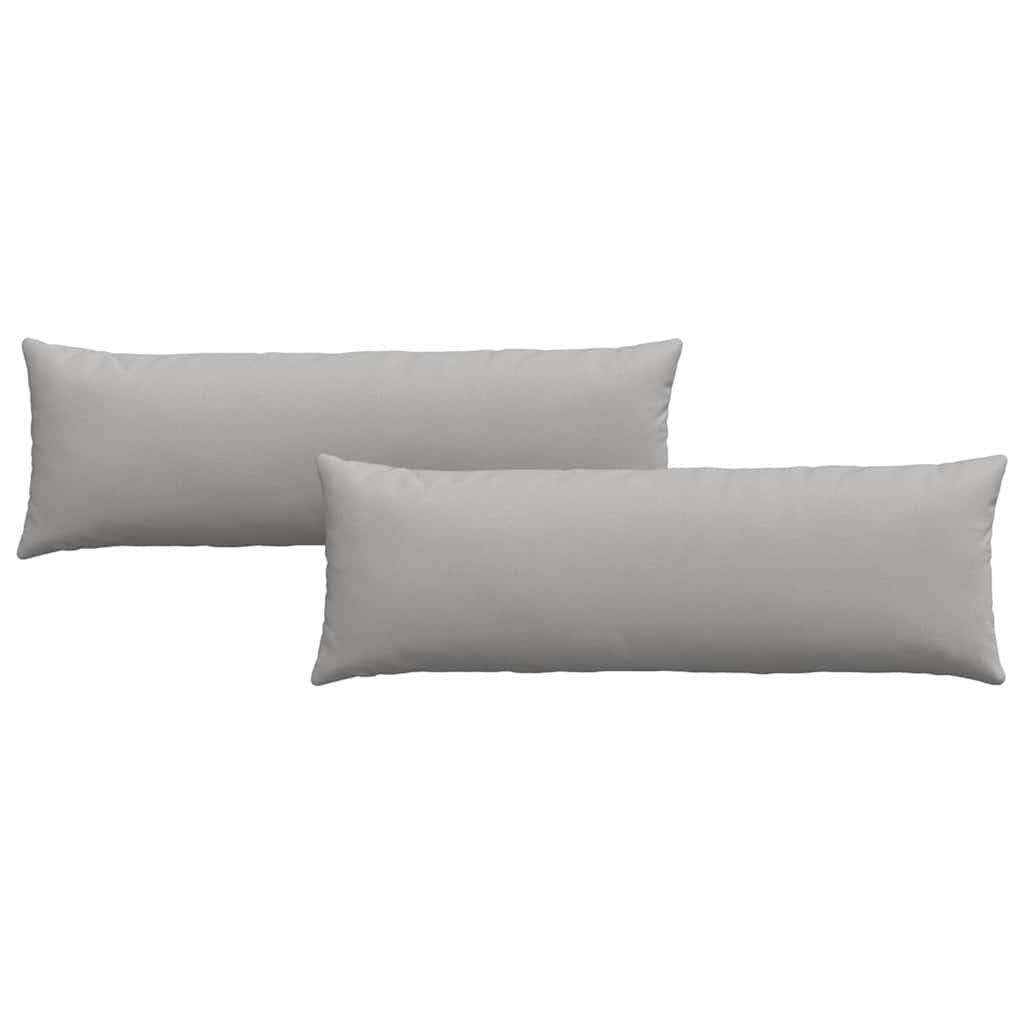 Jastučići za sofu 2 pcs Oblačnosiva 120 x 40 cm tkanina
