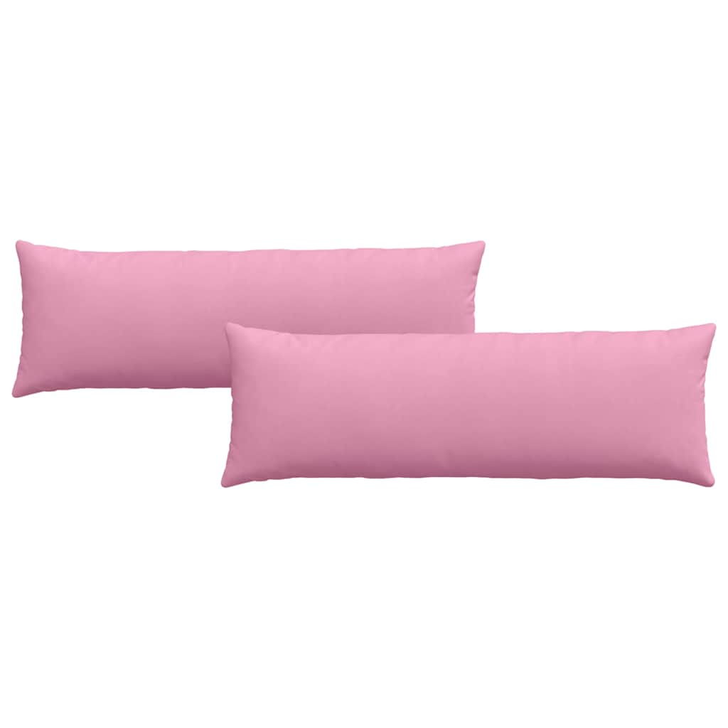 Jastučići za sofu 2 pcs Ružičasta 120 x 40 cm tkanina