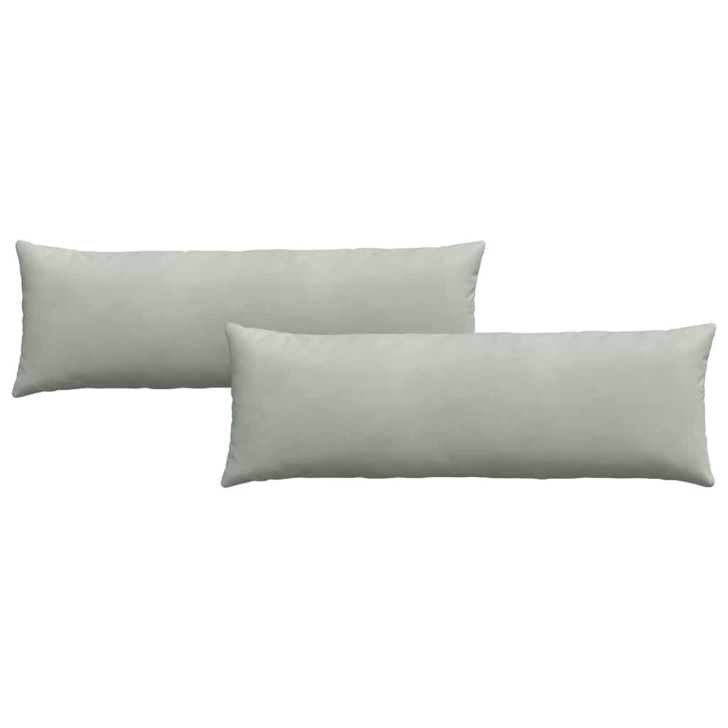 Jastučići za sofu 2 pcs Svijetlo siva 120 x 40 cm