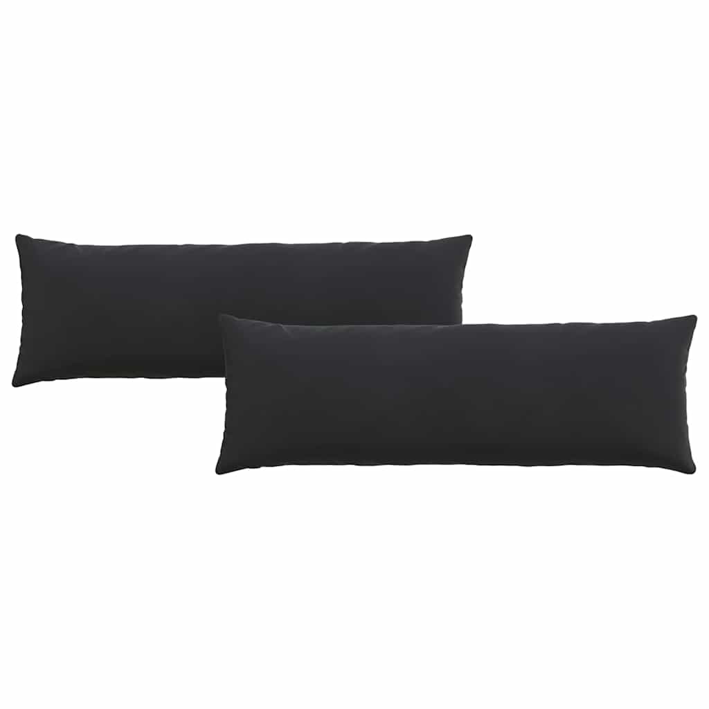 Jastučići za sofu 2 pcs Crna 120 x 40 cm Kordura tekstil