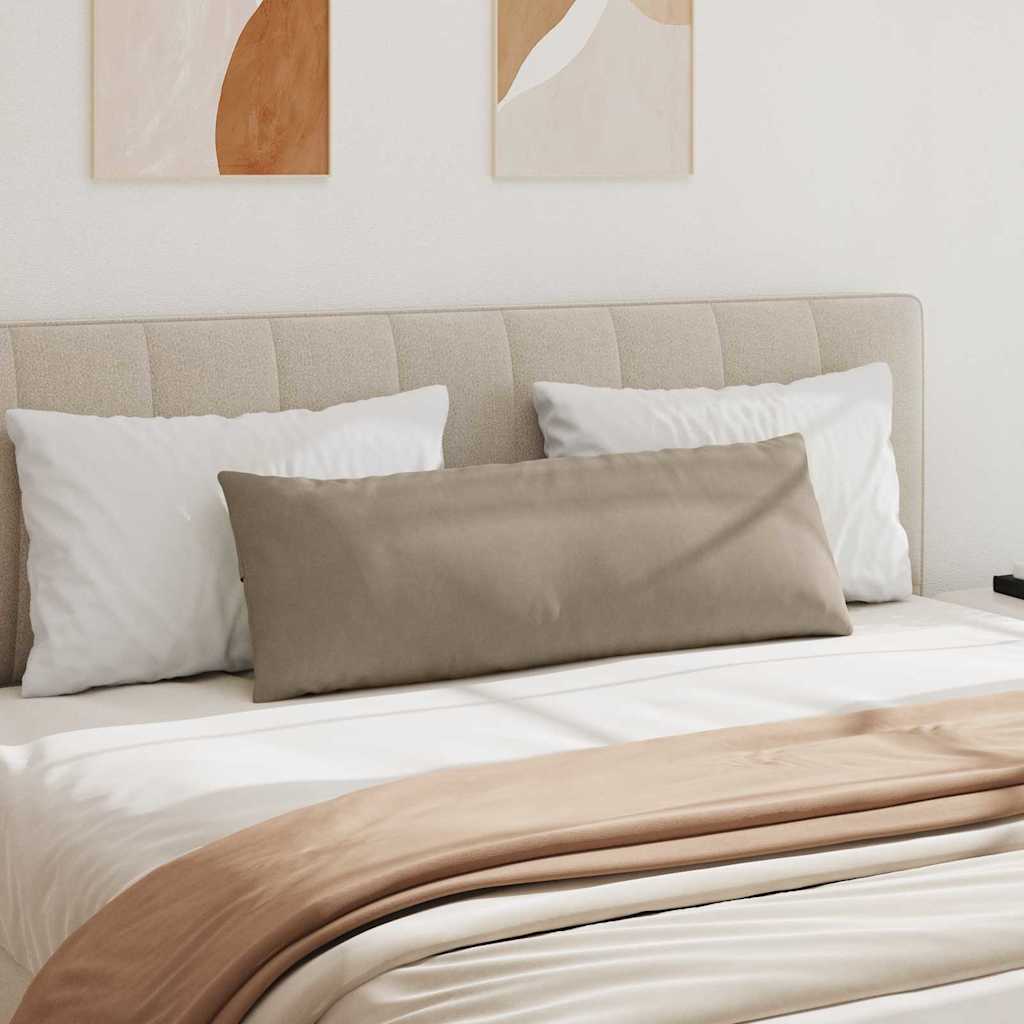Jastučići za sofu 2 pcs Sivo-smeđa 120 x 40 cm tkanina