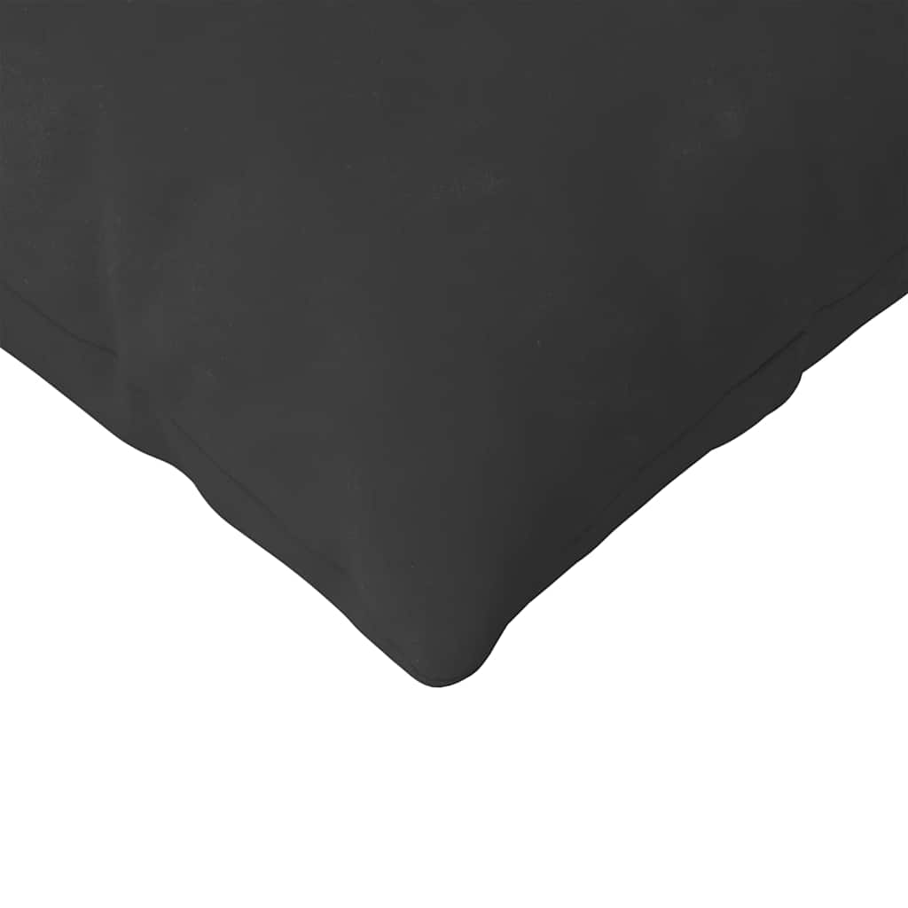 Jastučići za sofu 2 pcs Crna 120 x 40 cm tkanina