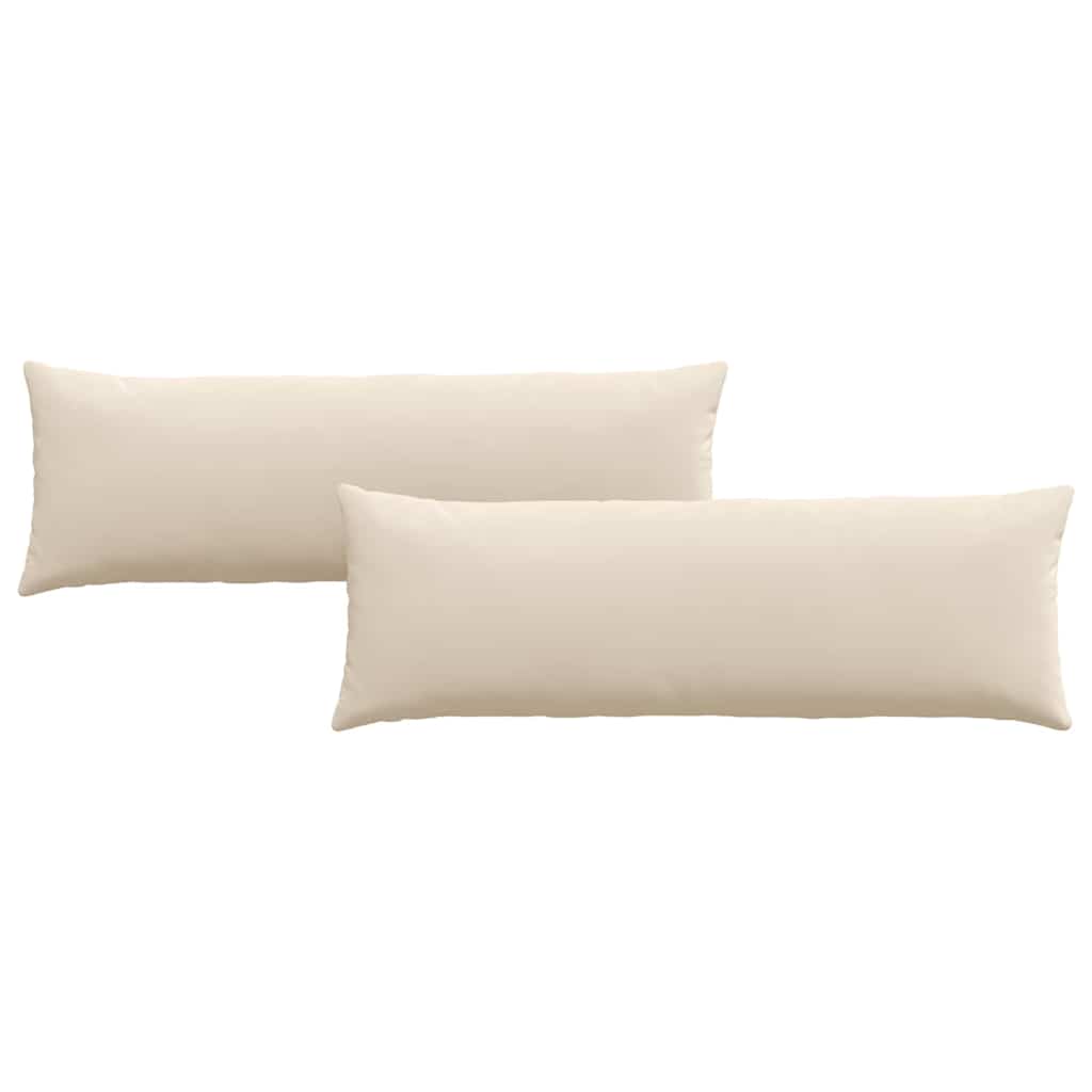 Jastučići za sofu 2 pcs Bež 120 x 40 cm tkanina