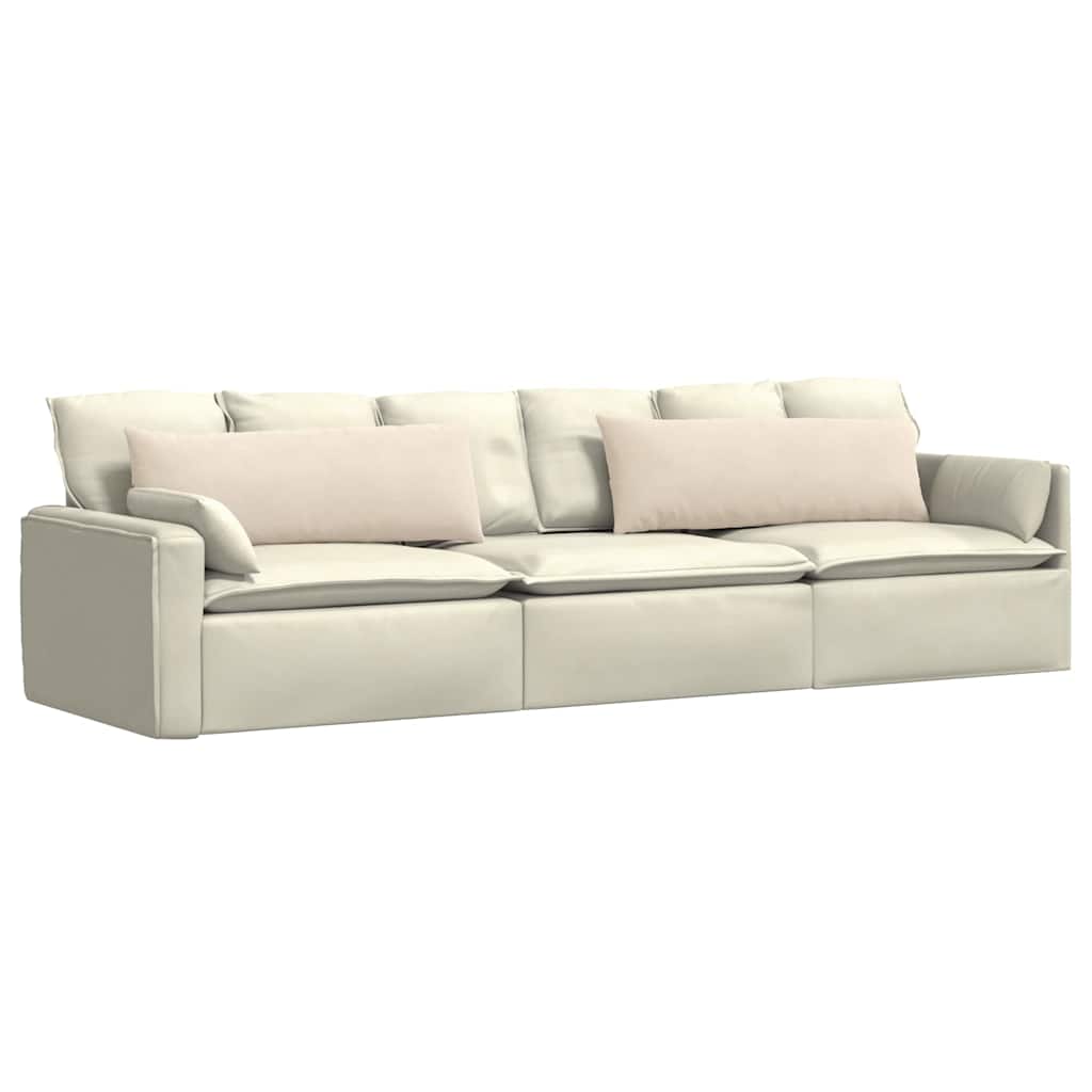 Jastučići za sofu 2 pcs Bež 120 x 40 cm tkanina