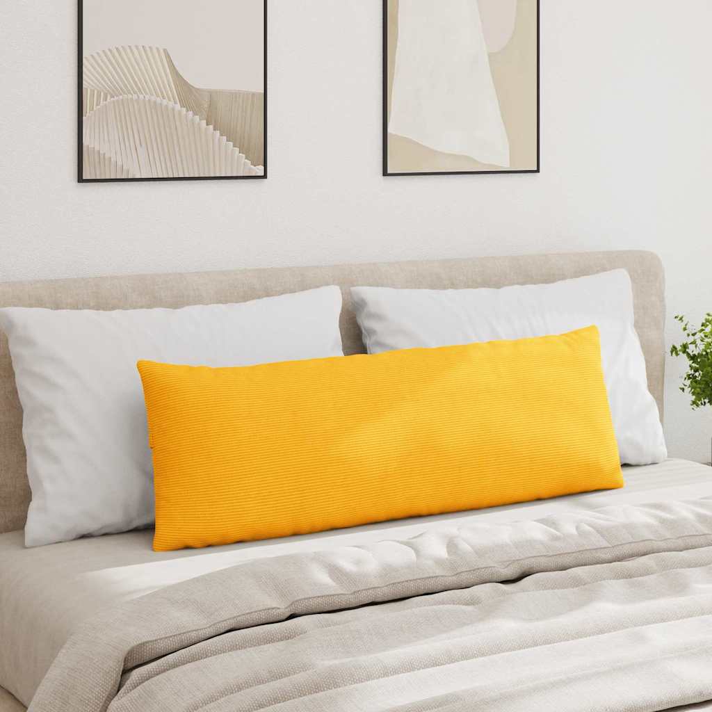 Jastučići za sofu 2 pcs Svijetlo žuta 120 x 40 cm
