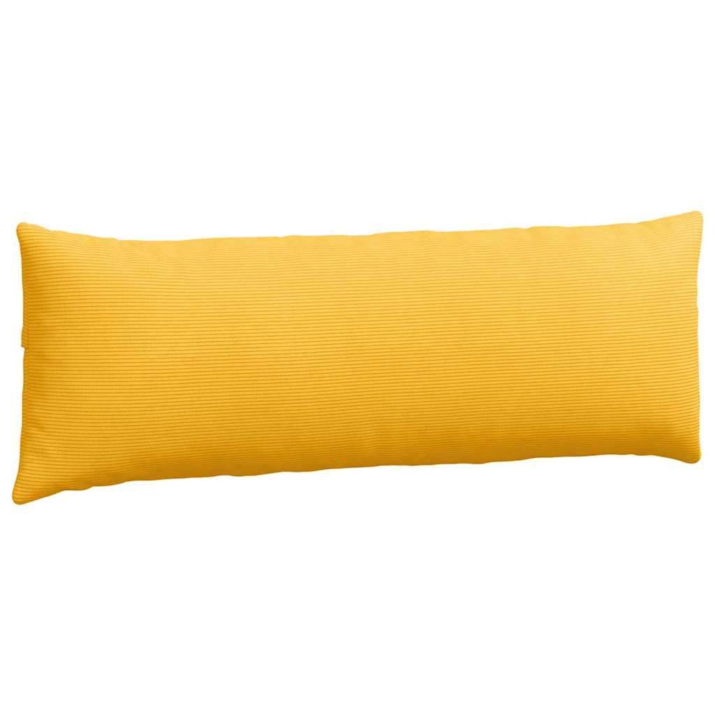 Jastučići za sofu 2 pcs Svijetlo žuta 120 x 40 cm