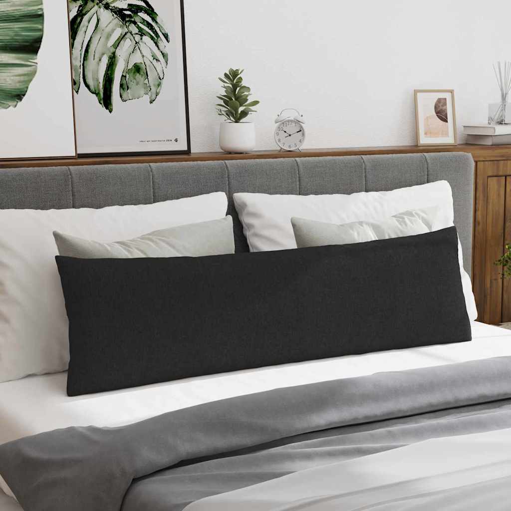 Jastučići za sofu 2 pcs Crna 145 x 40 cm tkanina