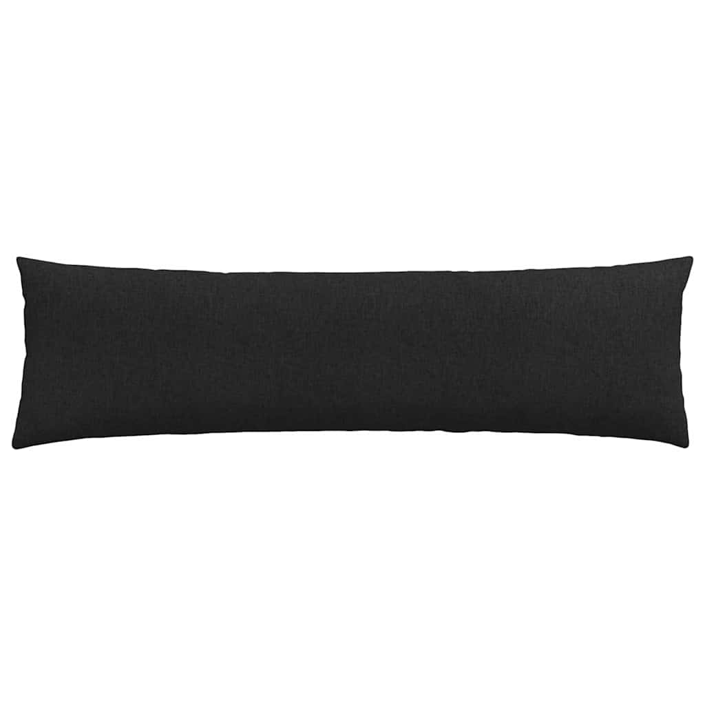 Jastučići za sofu 2 pcs Crna 145 x 40 cm tkanina