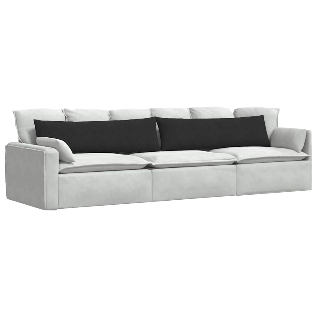Jastučići za sofu 2 pcs Crna 145 x 40 cm tkanina