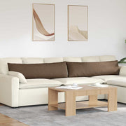 Jastučići za sofu 2 pcs Smeđa 145 x 40 cm tkanina