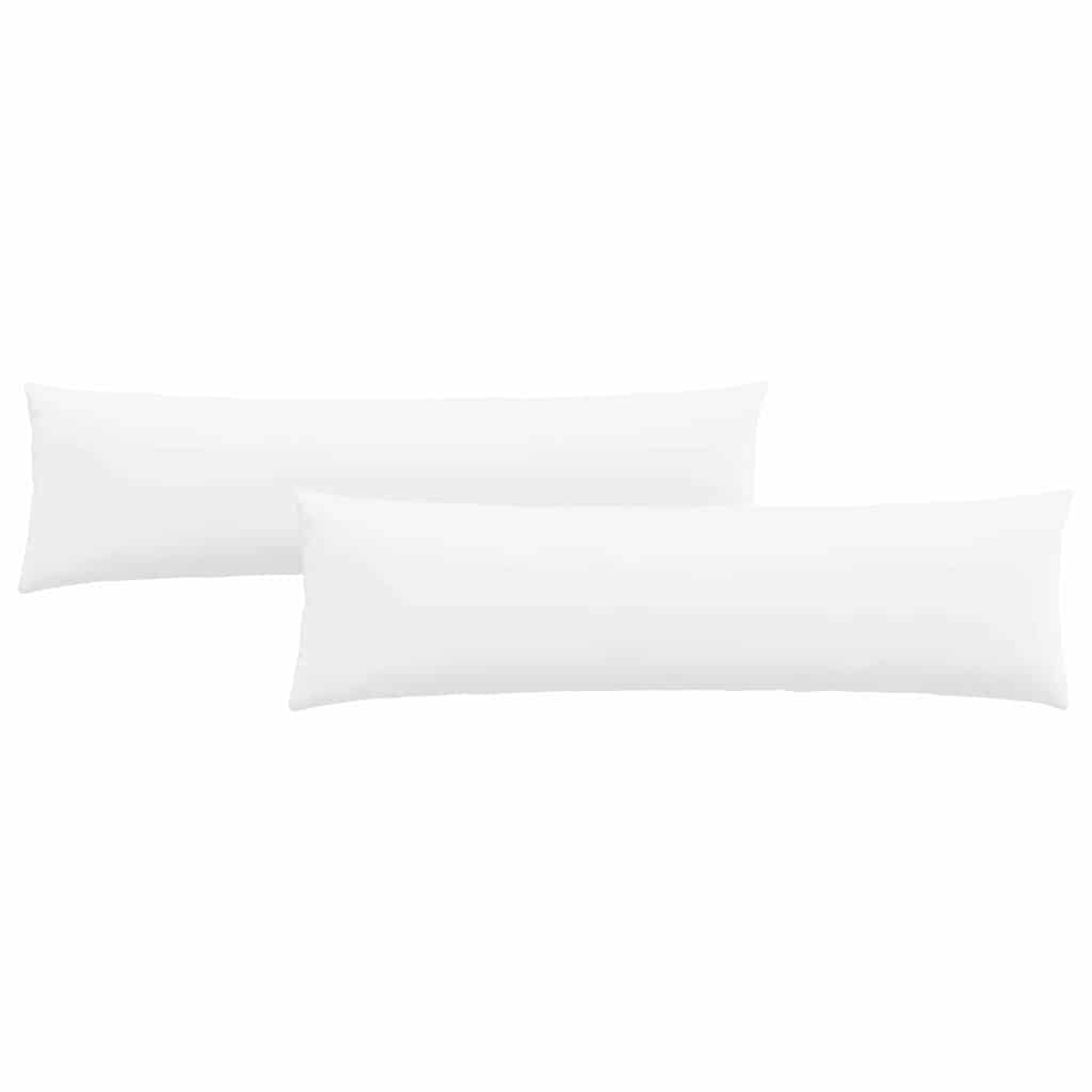Jastučići za sofu 2 pcs Bijelo 145 x 40 cm tkanina