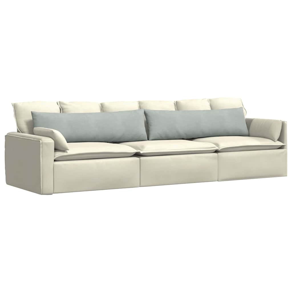 Jastučići za sofu 2 pcs Svijetlo siva 145 x 40 cm