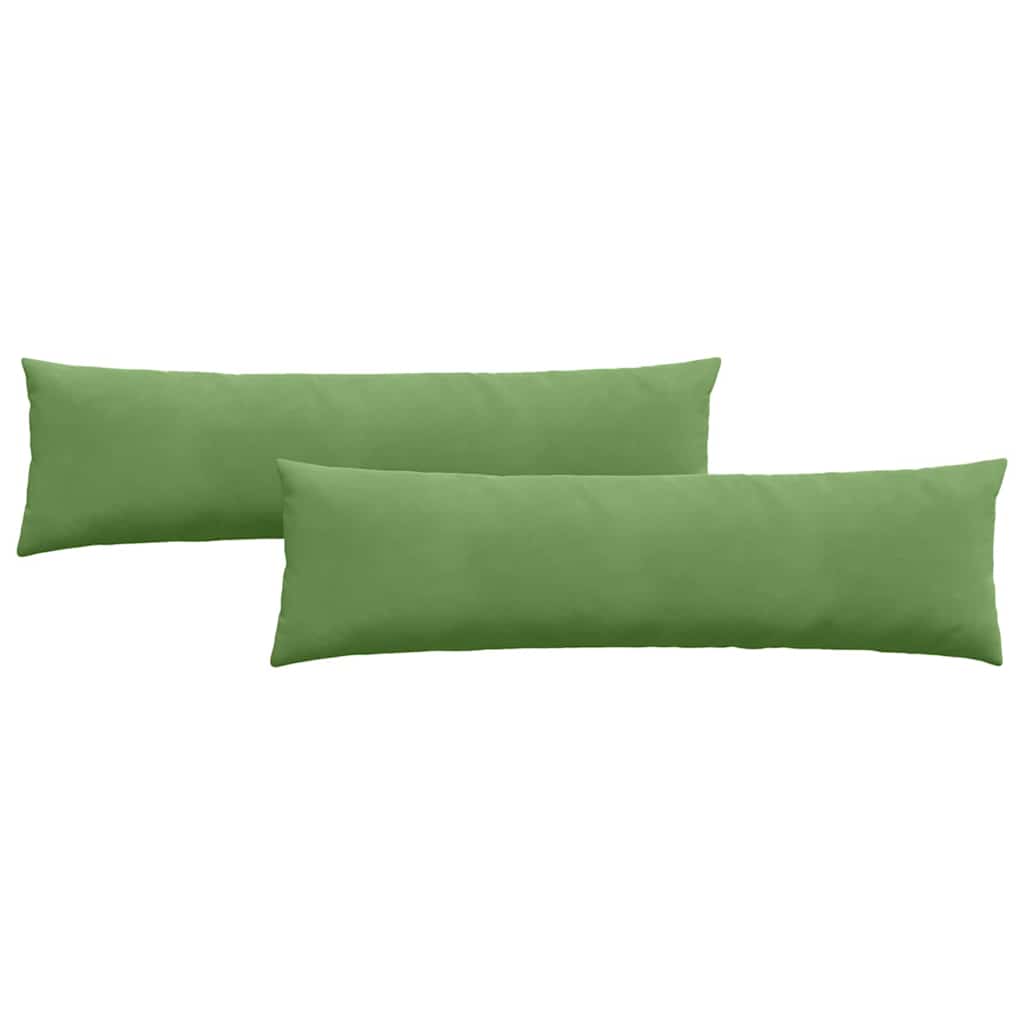 Jastučići za sofu 2 pcs Svijetlo zelena 145 x 40 cm