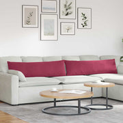 Jastučići za sofu 2 pcs Vinska crvena 145 x 40 cm