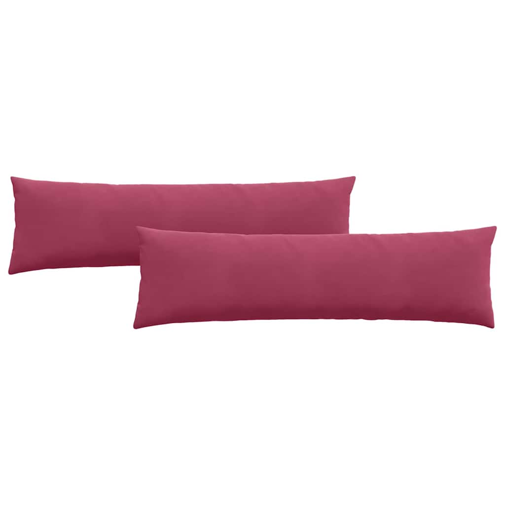 Jastučići za sofu 2 pcs Vinska crvena 145 x 40 cm