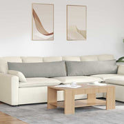 Jastučići za sofu 2 pcs Svijetlo siva 145 x 40 cm tkanina
