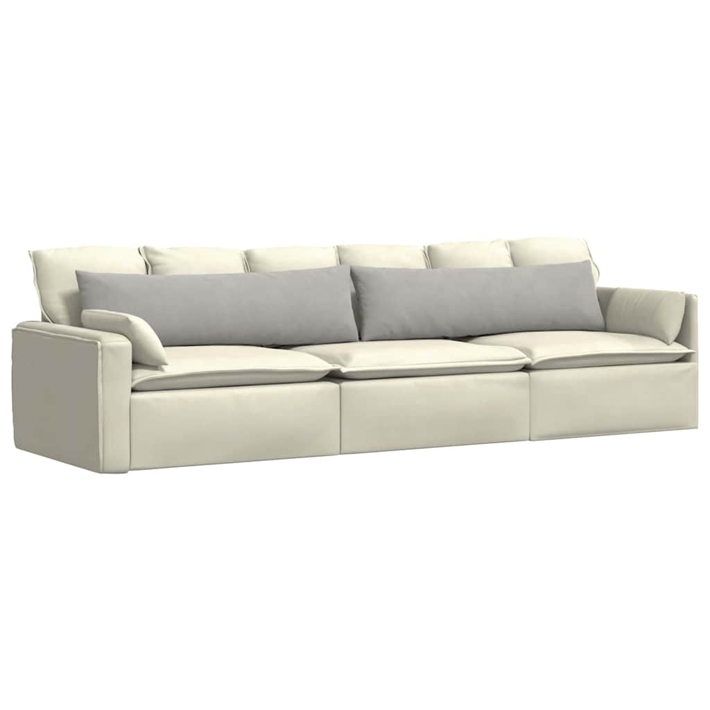 Jastučići za sofu 2 pcs Svijetlo siva 145 x 40 cm tkanina