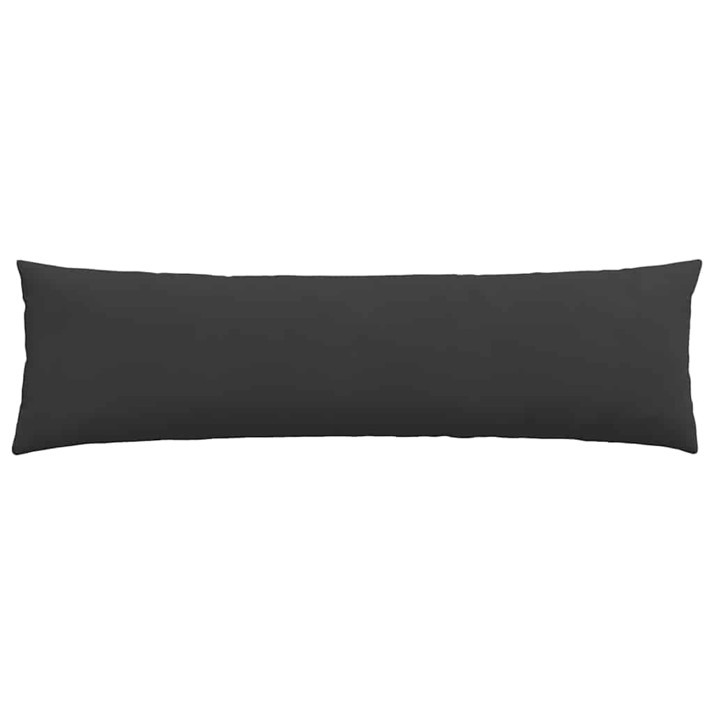Jastučići za sofu 2 pcs Crna 145 x 40 cm tkanina