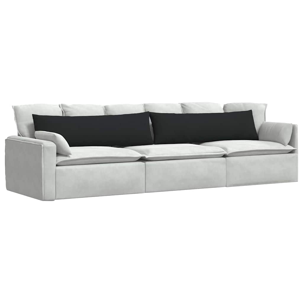 Jastučići za sofu 2 pcs Crna 145 x 40 cm tkanina
