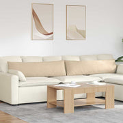 Jastučići za sofu 2 pcs Krema 145 x 40 cm tkanina