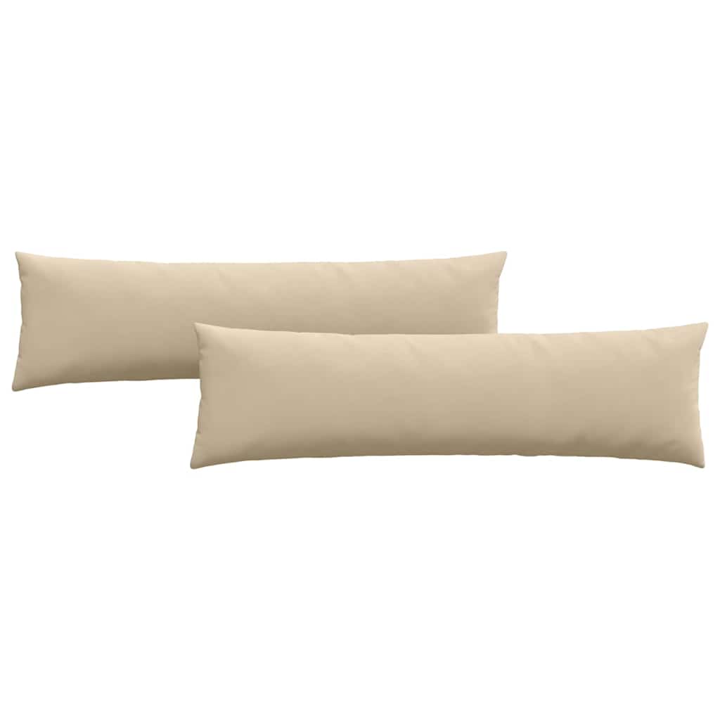 Jastučići za sofu 2 pcs Krema 145 x 40 cm tkanina