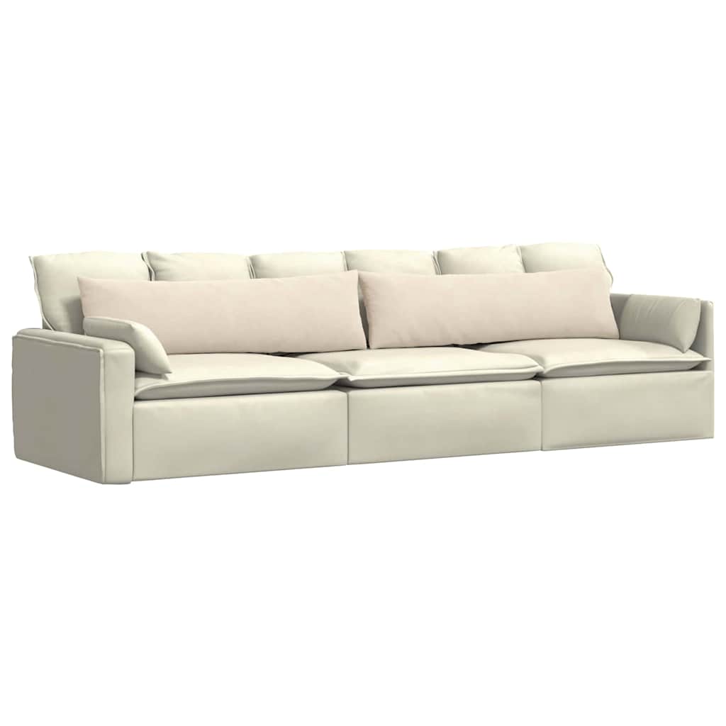 Jastučići za sofu 2 pcs Bež 145 x 40 cm tkanina