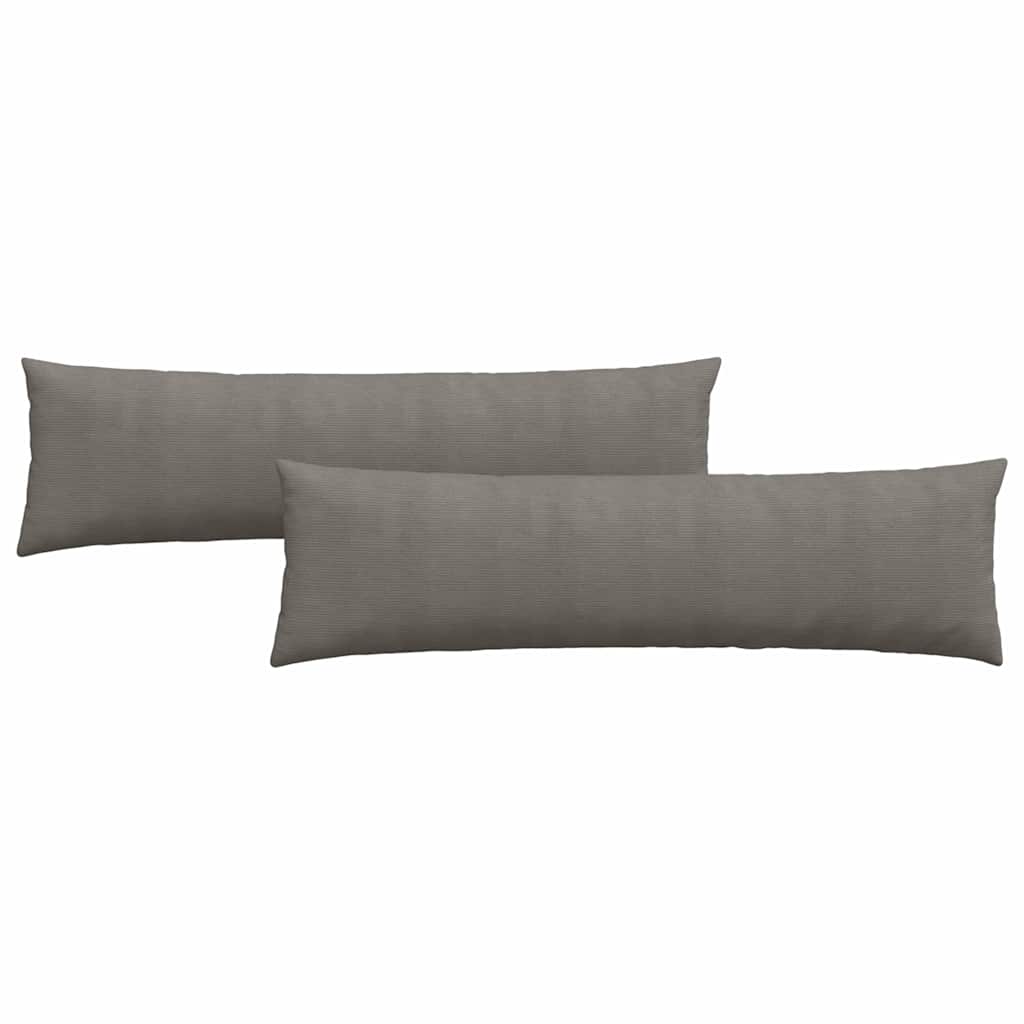 Jastučići za sofu 2 pcs Svijetlo siva 145 x 40 cm