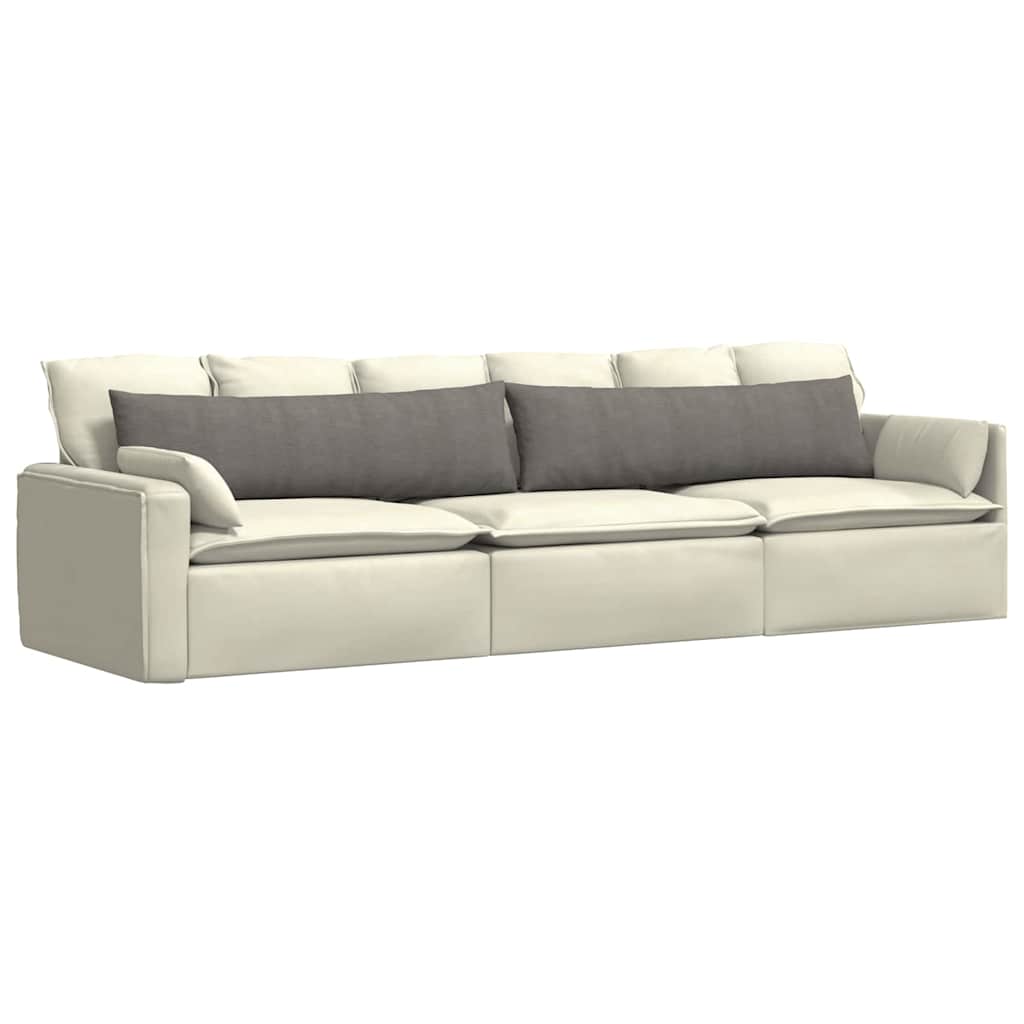 Jastučići za sofu 2 pcs Svijetlo siva 145 x 40 cm