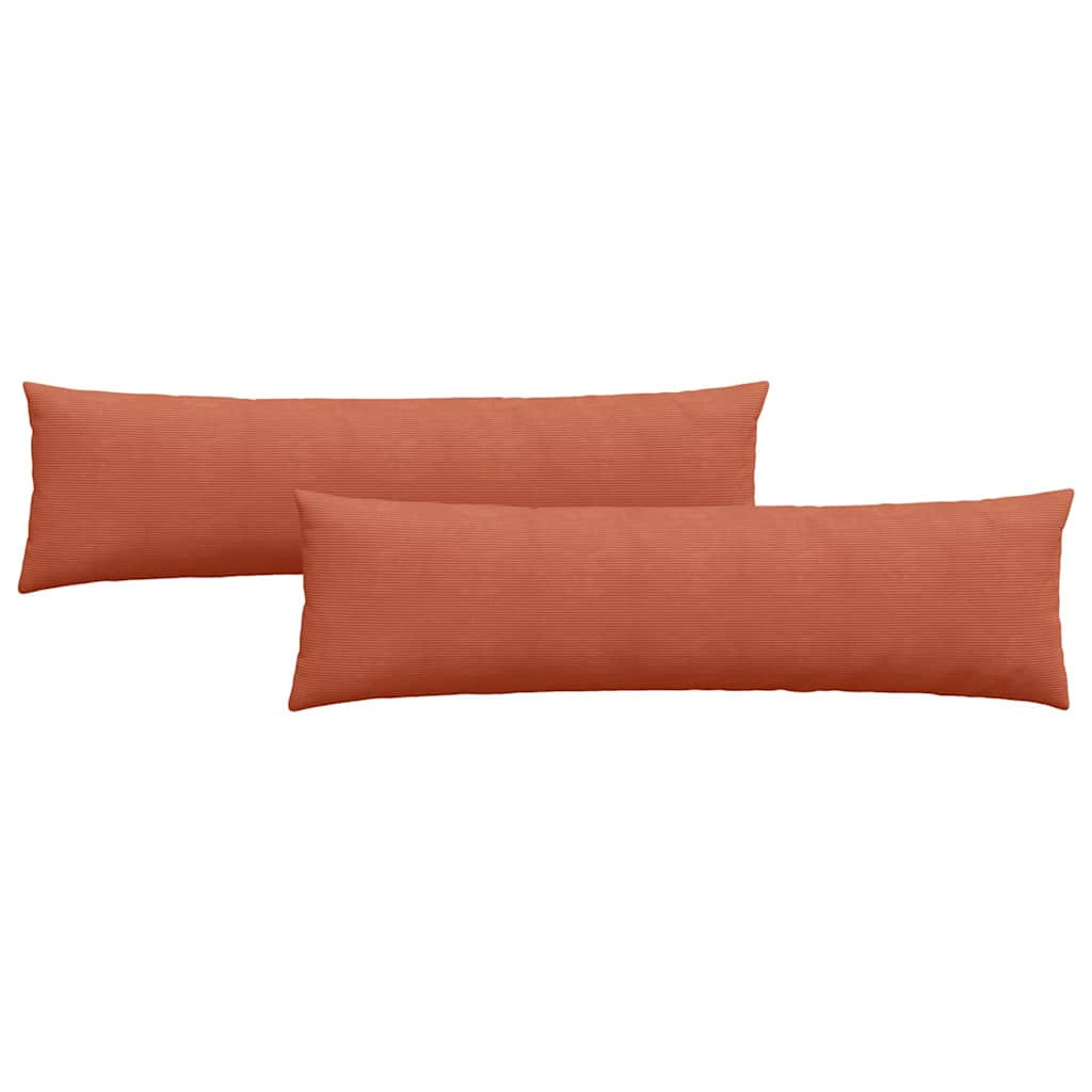 Jastučići za sofu 2 pcs Crvena narančasta 145 x 40 cm