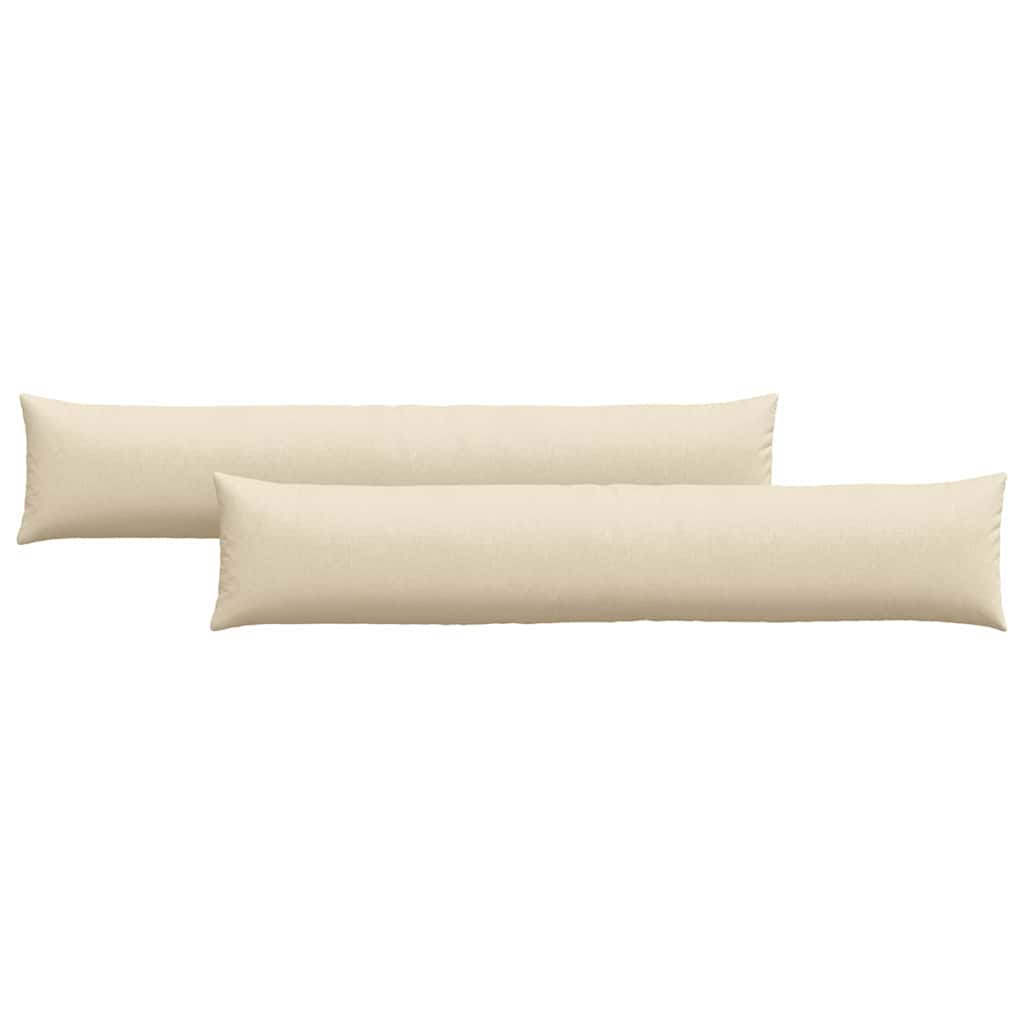 Jastučići za sofu 2 pcs Krema 200 x 40 cm tkanina