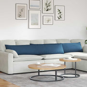 Jastučići za sofu 2 pcs Plava 200 x 40 cm tkanina