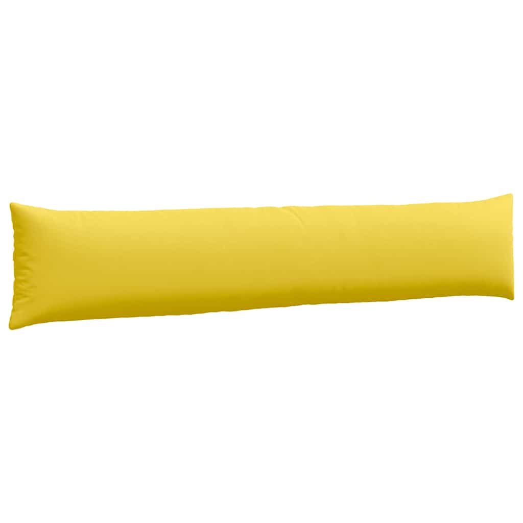 Jastučići za sofu 2 pcs Svijetlo žuta 200 x 40 cm tkanina