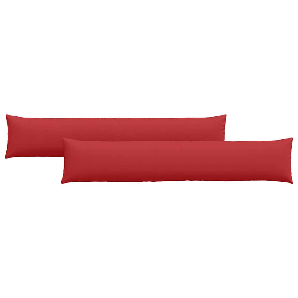 Jastučići za sofu 2 pcs Crvena 200 x 40 cm tkanina