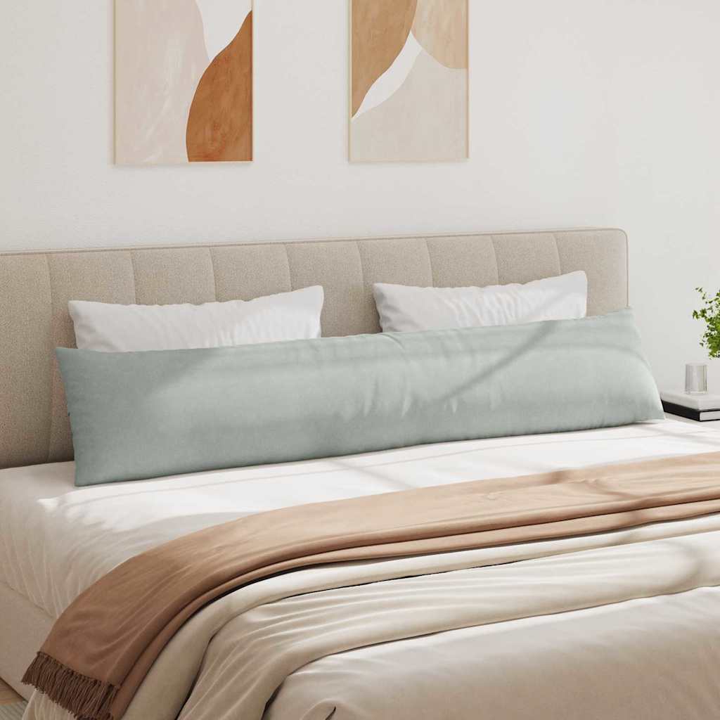 Jastučići za sofu 2 pcs Svijetlo siva 200 x 40 cm