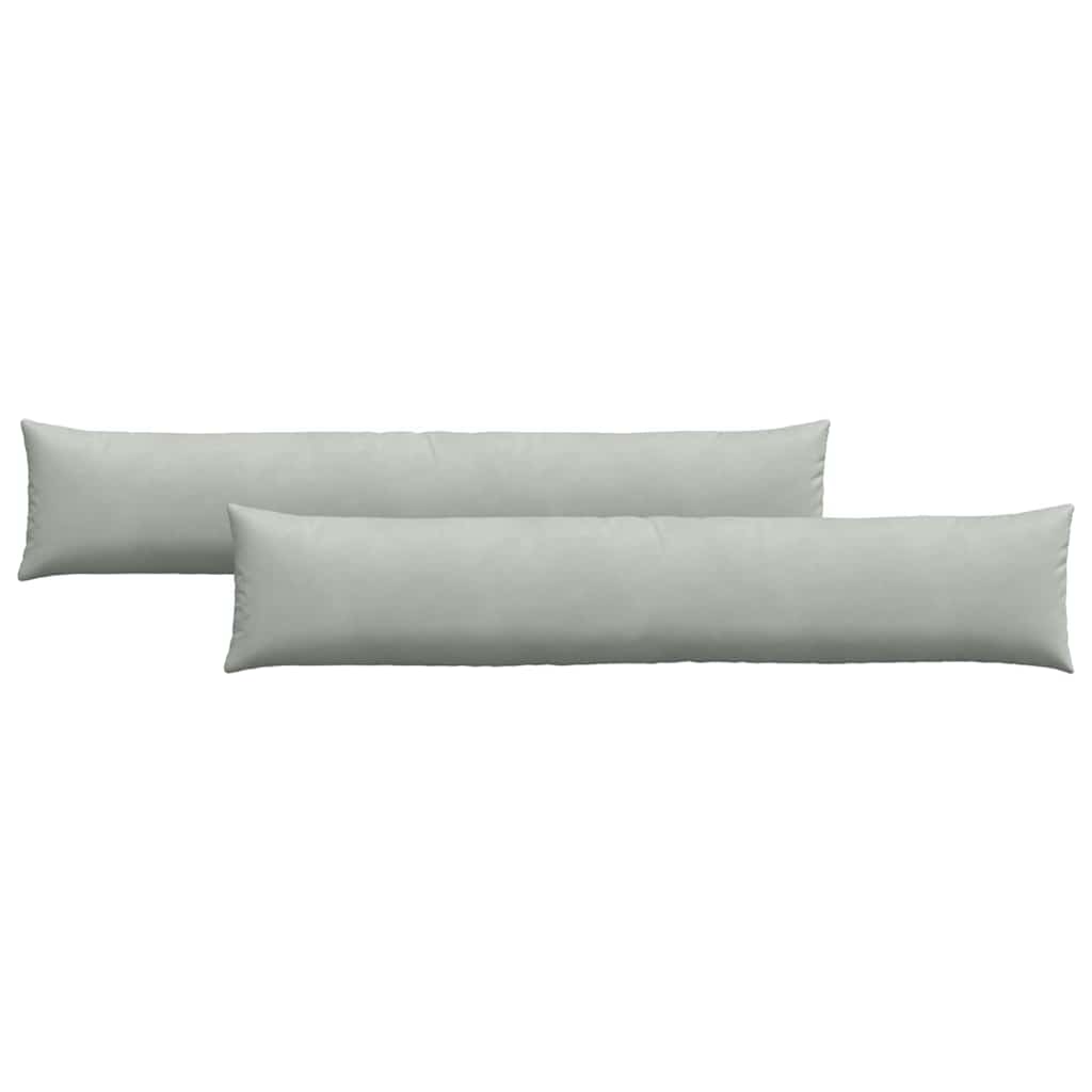 Jastučići za sofu 2 pcs Svijetlo siva 200 x 40 cm