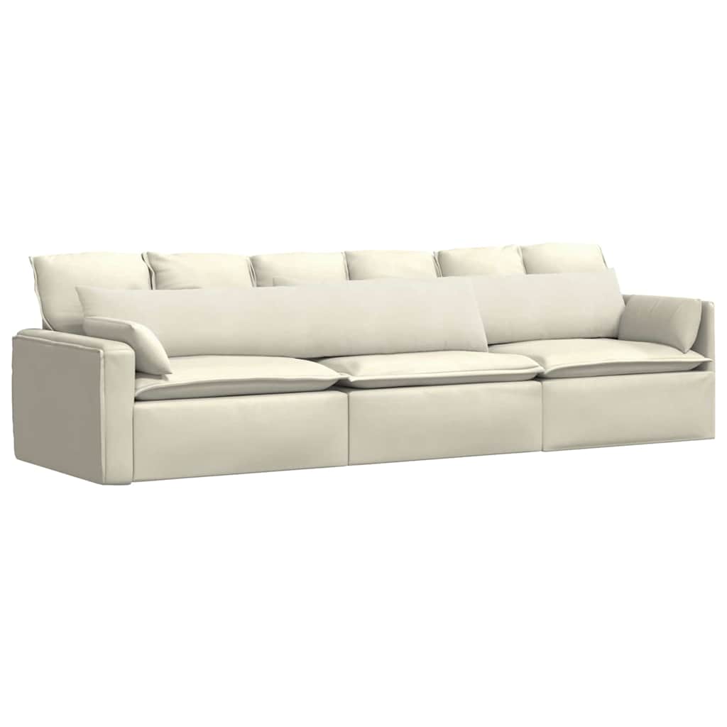 Jastučići za sofu 2 pcs Krema 200 x 40 cm Kordura tekstil