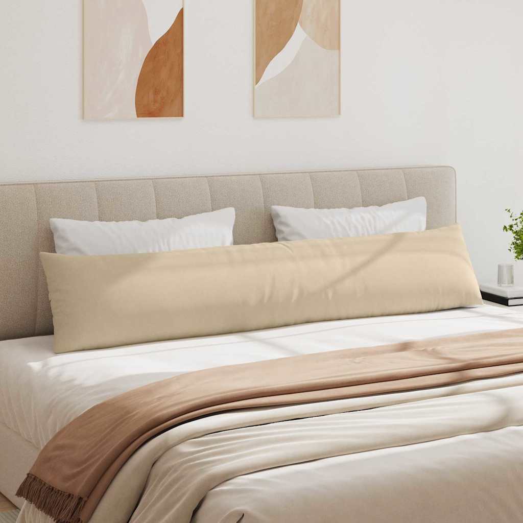 Jastučići za sofu 2 pcs Krema 200 x 40 cm tkanina