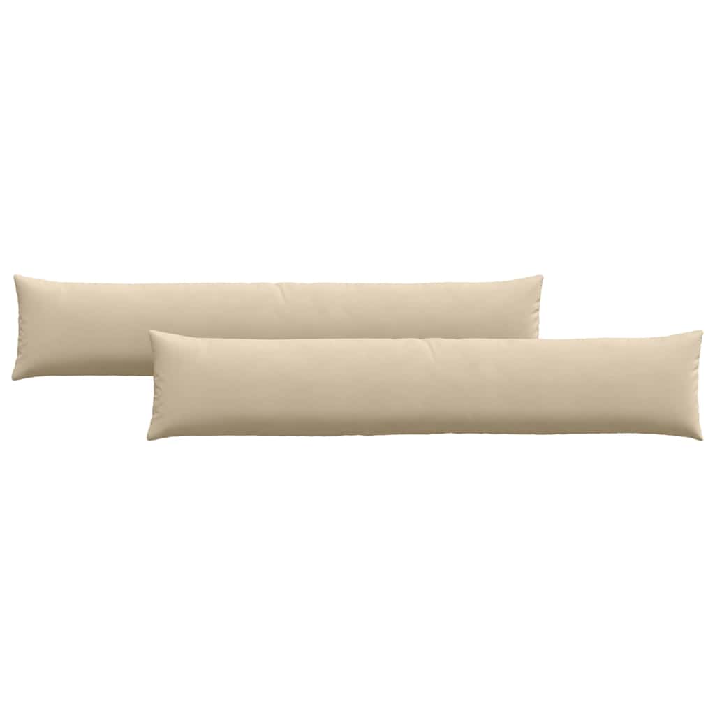 Jastučići za sofu 2 pcs Krema 200 x 40 cm tkanina