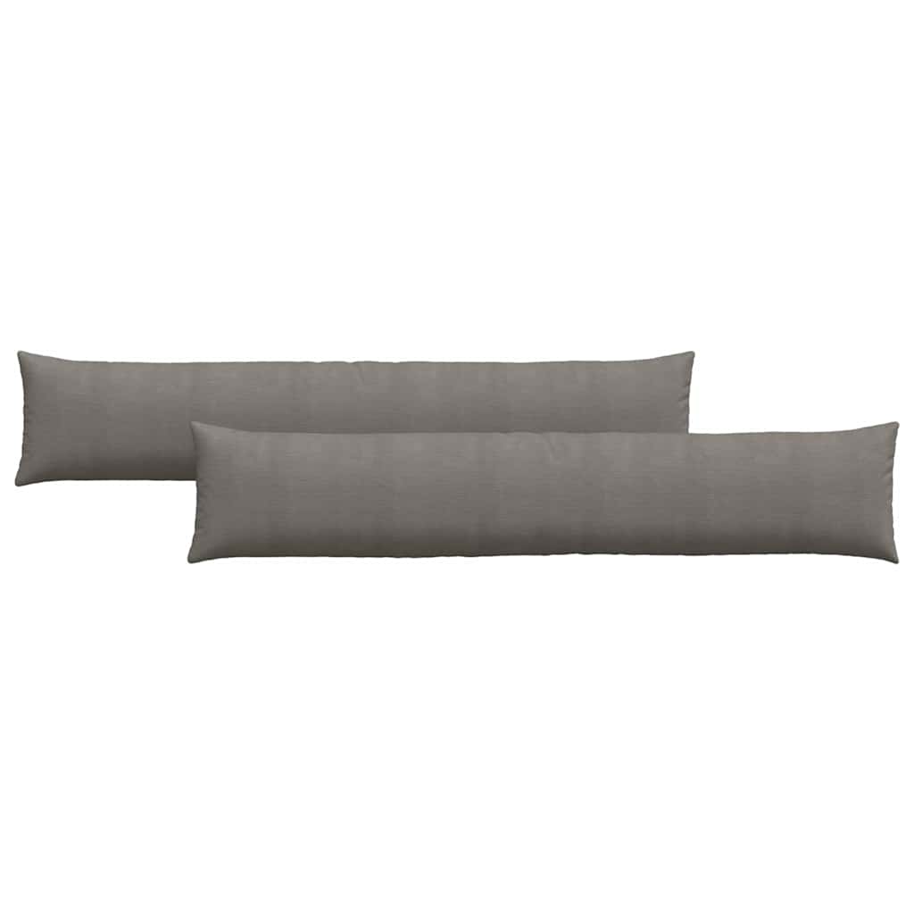 Jastučići za sofu 2 pcs Svijetlo siva 200 x 40 cm