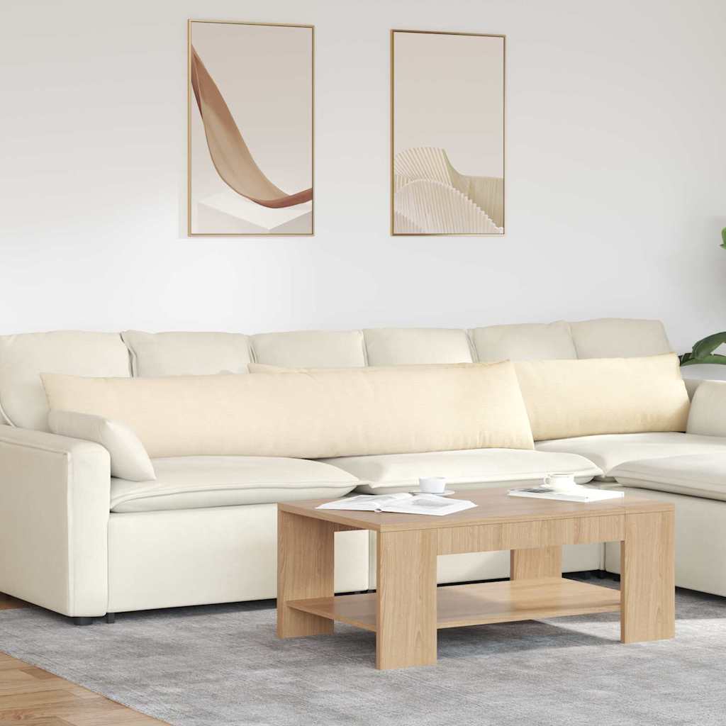 Jastučići za sofu 2 pcs Krema 200 x 40 cm Kordura tekstil