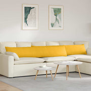 Jastučići za sofu 2 pcs Svijetlo žuta 200 x 40 cm